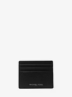 Cooper Pebbled Leather Tall Card Case