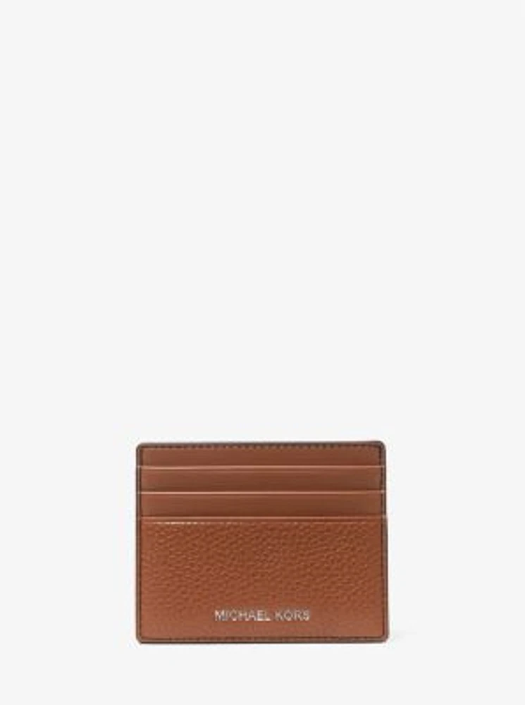 Cooper Pebbled Leather Tall Card Case