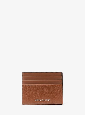 Cooper Pebbled Leather Tall Card Case