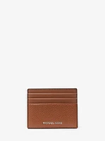 Cooper Pebbled Leather Tall Card Case