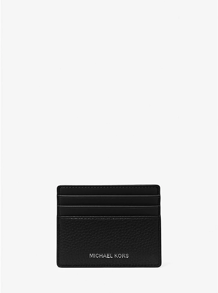 Cooper Pebbled Leather Tall Card Case
