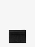Cooper Pebbled Leather Tall Card Case