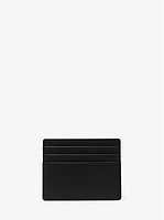 Cooper Pebbled Leather Tall Card Case
