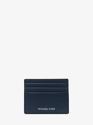 Cooper Pebbled Leather Tall Card Case