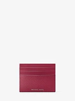 Cooper Pebbled Leather Tall Card Case