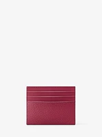 Cooper Pebbled Leather Tall Card Case