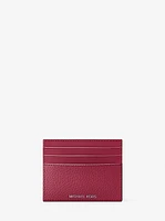 Cooper Pebbled Leather Tall Card Case
