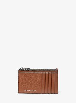 Cooper Slim Pebbled Leather Zip Wallet