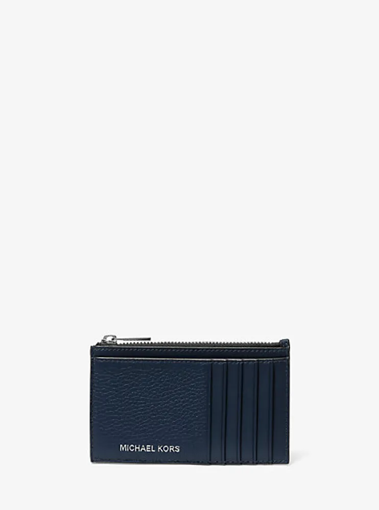 Cooper Slim Pebbled Leather Zip Wallet