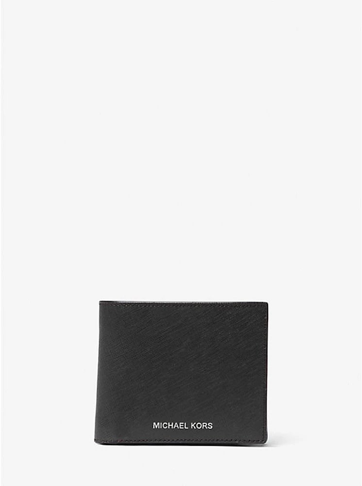 Harrison Saffiano Leather Billfold Wallet