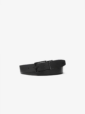 Reversible Pebbled Leather Belt