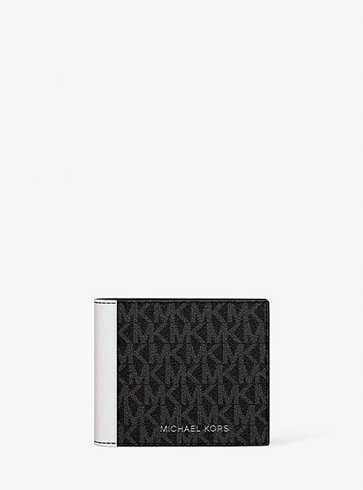 Cooper Signature Logo Billfold Wallet With Passcase