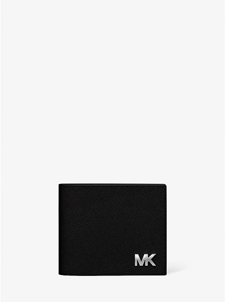 Cooper Saffiano Leather Billfold Wallet With Passcase