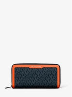 Cartera Cooper con logotipo exclusivo y cremallera