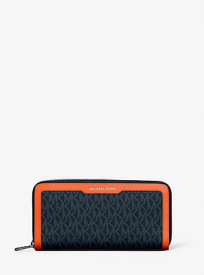 Cooper Signature Logo Zip-Around Wallet