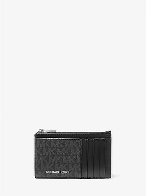 Cooper Slim Signature Logo Zip Wallet