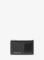 Cooper Slim Signature Logo Zip Wallet