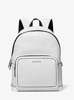 Cooper Pebbled Leather and Signature Logo Backpack