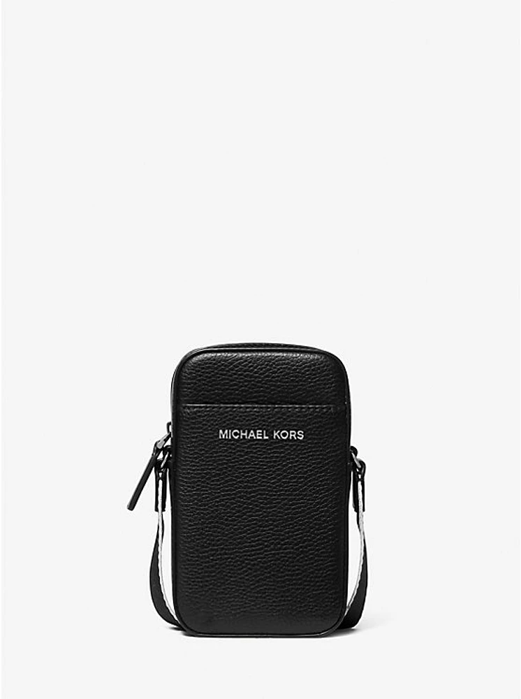 Cooper Pebbled Leather Smartphone Crossbody Bag