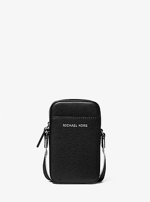 Cooper Pebbled Leather Smartphone Crossbody Bag