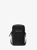 Cooper Pebbled Leather Smartphone Crossbody Bag