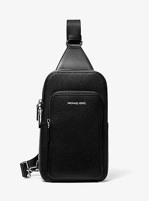 Cooper Slim Pebbled Leather Commuter Sling Pack