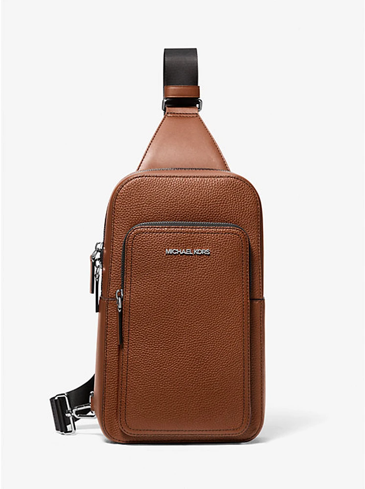 Cooper Slim Pebbled Leather Commuter Sling Pack