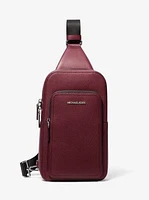 Cooper Slim Pebbled Leather Commuter Sling Pack