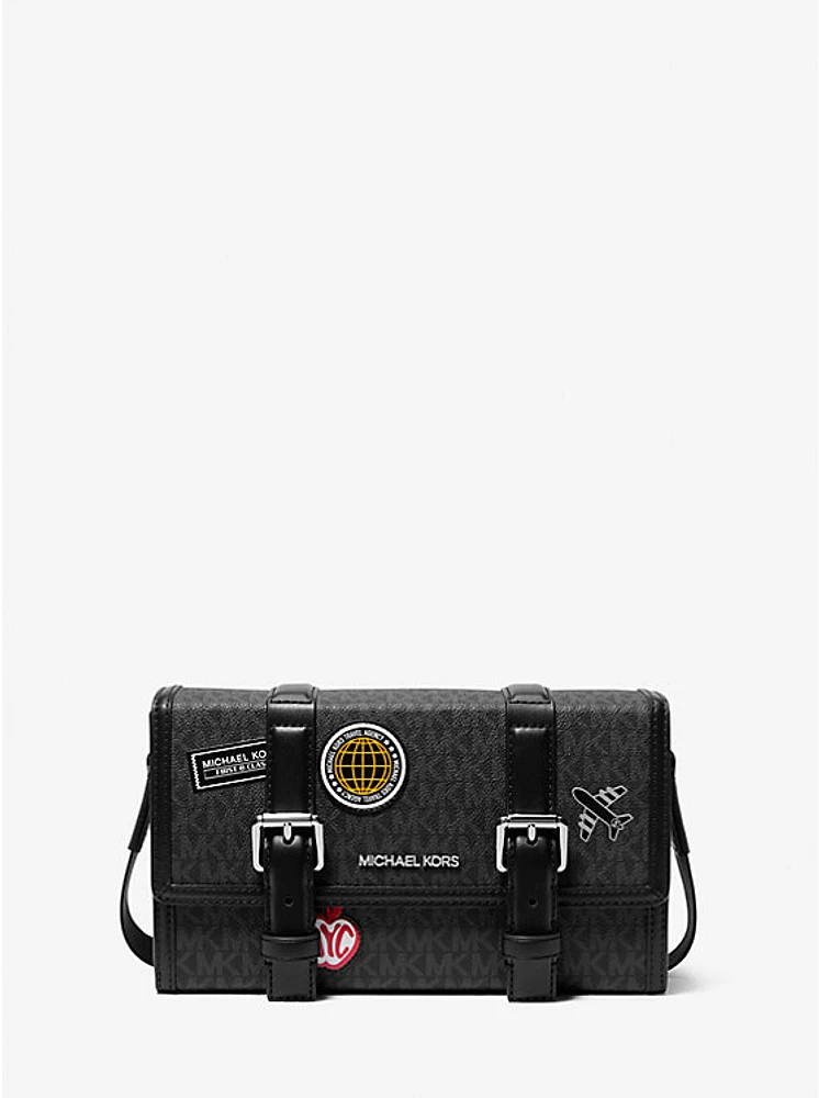 Cooper Embellished Signature Logo Trunk Crossbody Bag