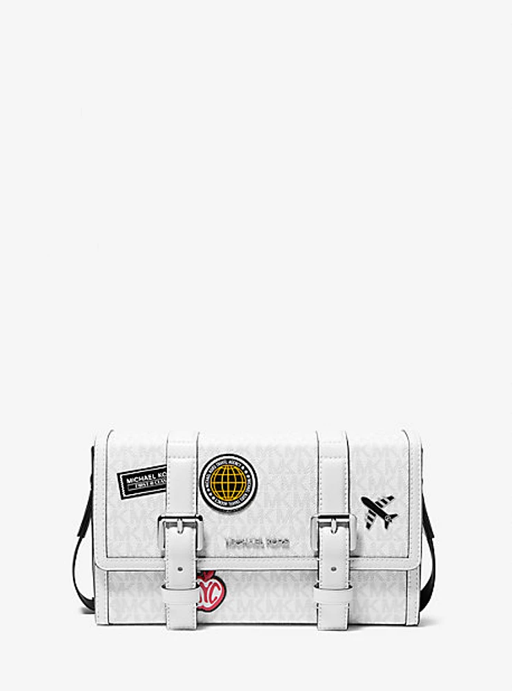 Cooper Embellished Signature Logo Trunk Crossbody Bag