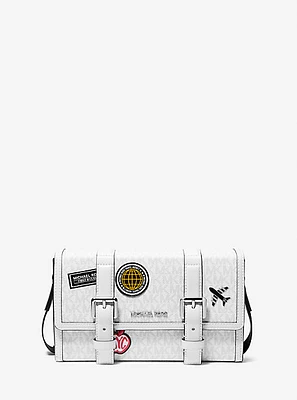 Cooper Embellished Signature Logo Trunk Crossbody Bag