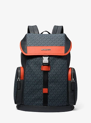 Cooper Color-Block Signature Logo Backpack