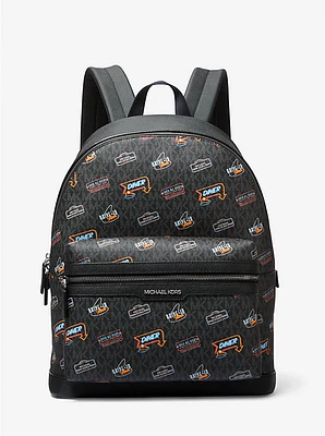 Cooper Embellished Signature Logo Dome Backpack