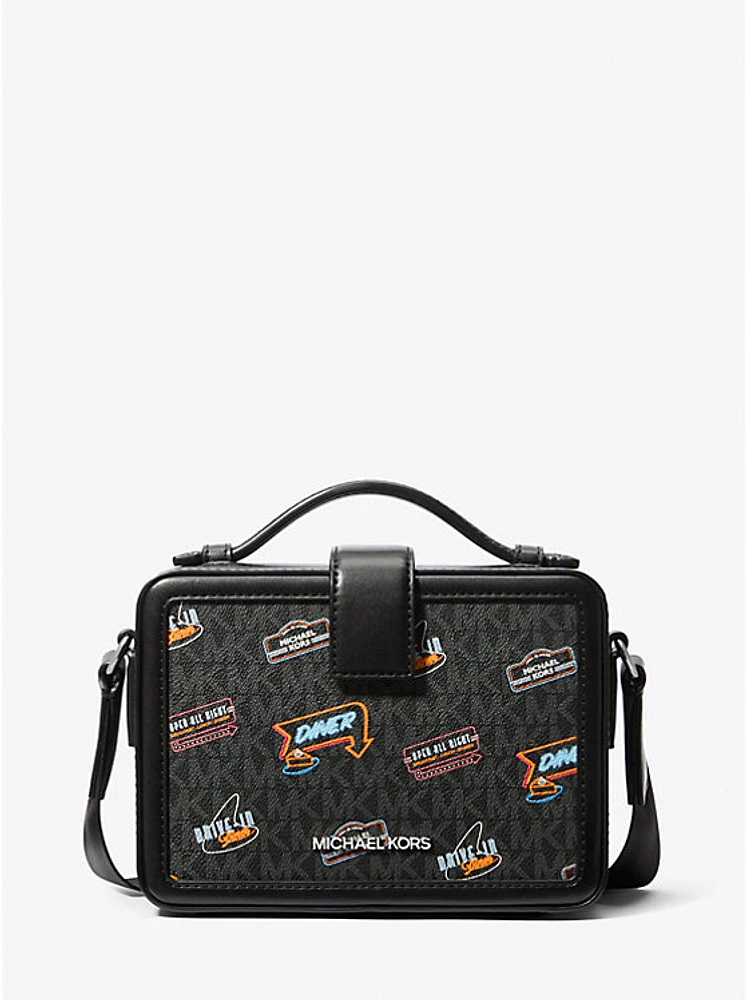Cooper Embellished Signature Logo Crossbody Bag