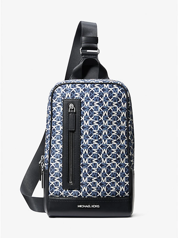 Lautner Logo Print Sling Pack