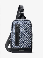 Lautner Logo Print Sling Pack