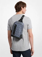 Lautner Logo Print Sling Pack