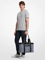 Lautner Logo Print Tote Bag