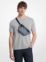Lautner Mini Logo Print Sling Pack