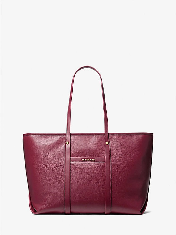 Beck Large Pebbled Leather Tote Bag