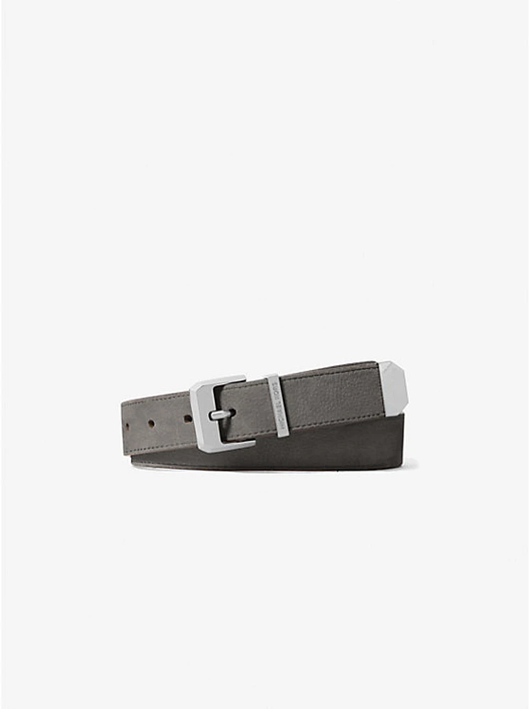 Pebbled Leather Belt