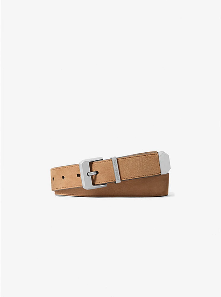 Pebbled Leather Belt