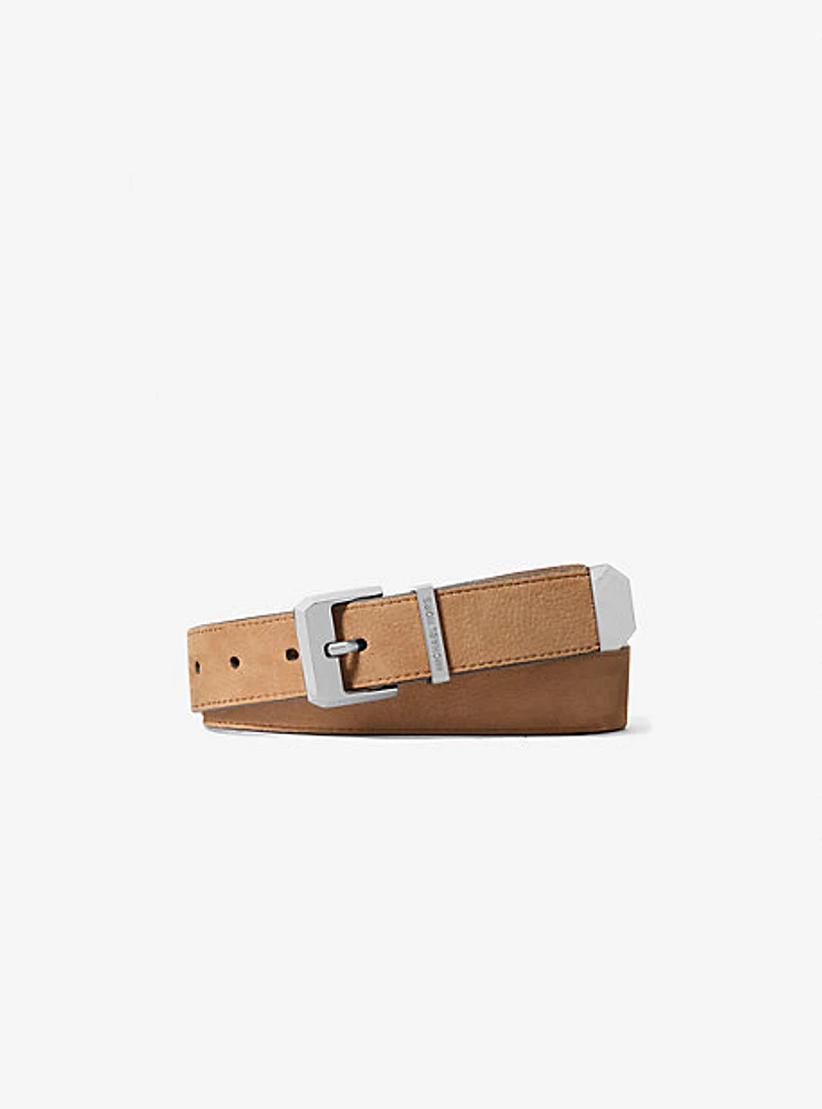 Pebbled Leather Belt