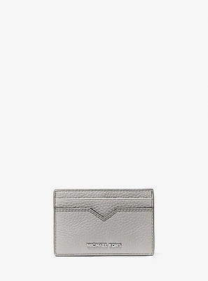 Hudson Pebbled Leather Card Case