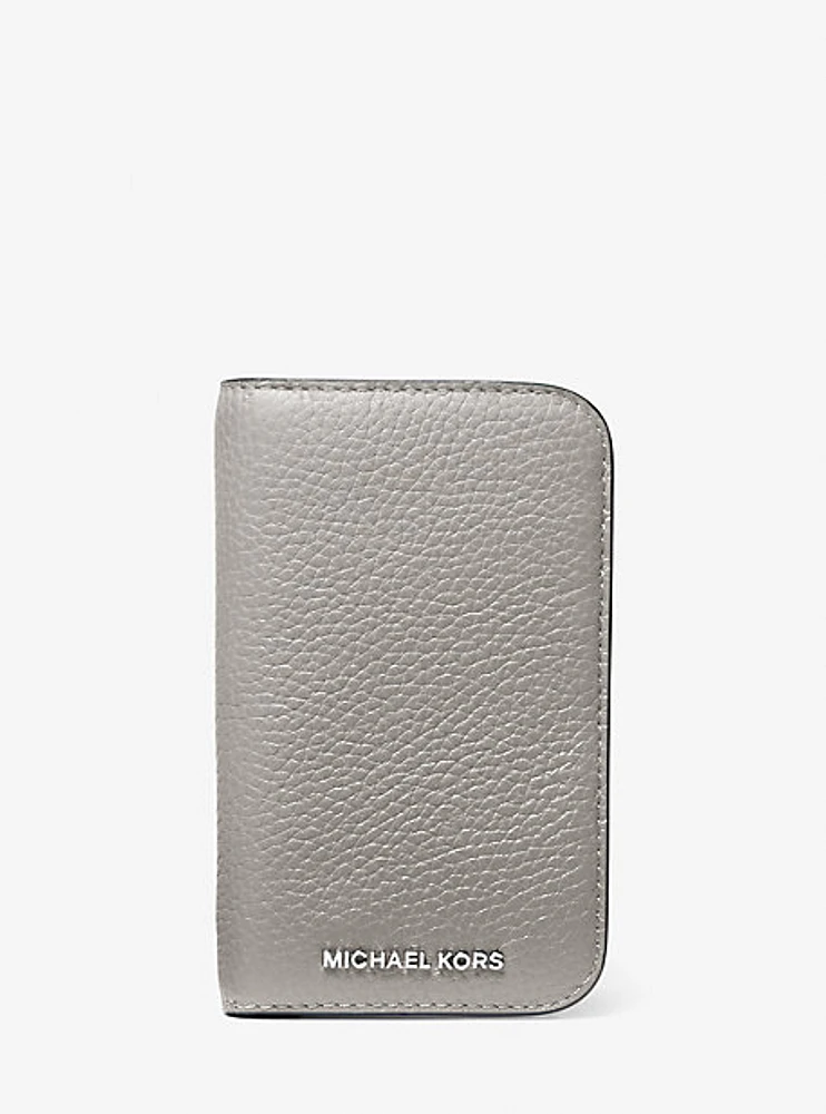 Hudson Pebbled Leather Billfold Wallet