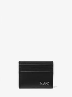 Varick Leather Tall Card Case