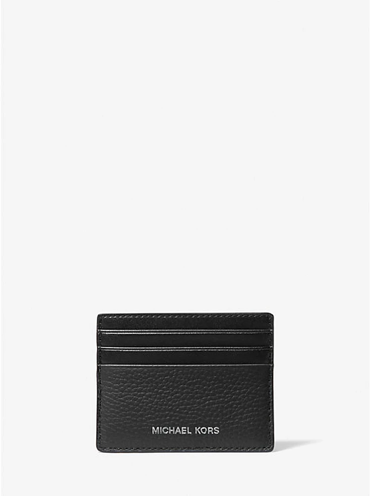 Hudson Pebbled Leather Card Case