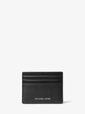 Hudson Pebbled Leather Card Case