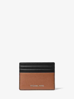 Hudson Pebbled Leather Card Case