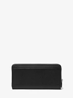 Varick Leather Zip-Around Wallet